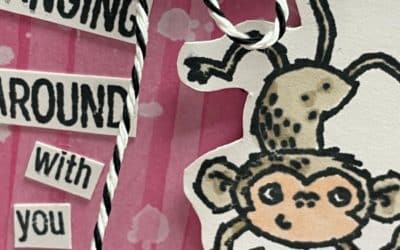 Catch You Later Treat Topper for tech 4 stampers blog hop
