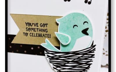 Clean and Simple Card To Celebrate with Sweet Songbirds