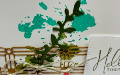 Clean & Simple hello card – Nature’s prints bundle