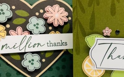 simple Thank You Cards Using A Million Thanks Kit, plus alternate ideas for Demonstrator Training Blog Hop