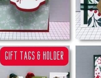 Tags & Card Samples using Painted Christmas, Seasonal Labels & Christmas to Remember