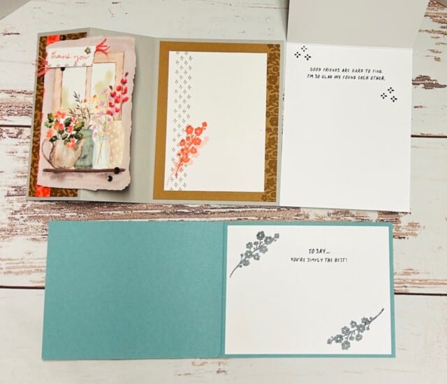 Farmhouse Florals Set of 3 cards - 2