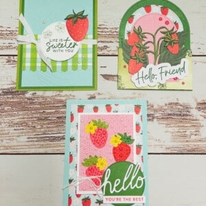 Sweeter With You Set of 3 Cards Hello Friend