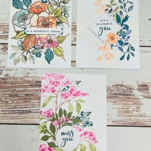 3 Cards Full of Charm Paper Pumpkin