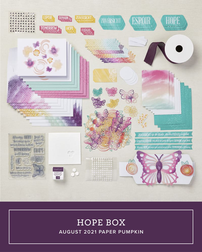Hope Box Paper Pumpkin August 2021