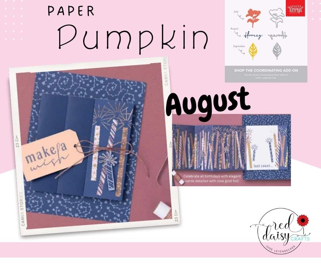 Time for Cake Refill Kit August 2024 Paper Pumpkin from Stampin' Up!2