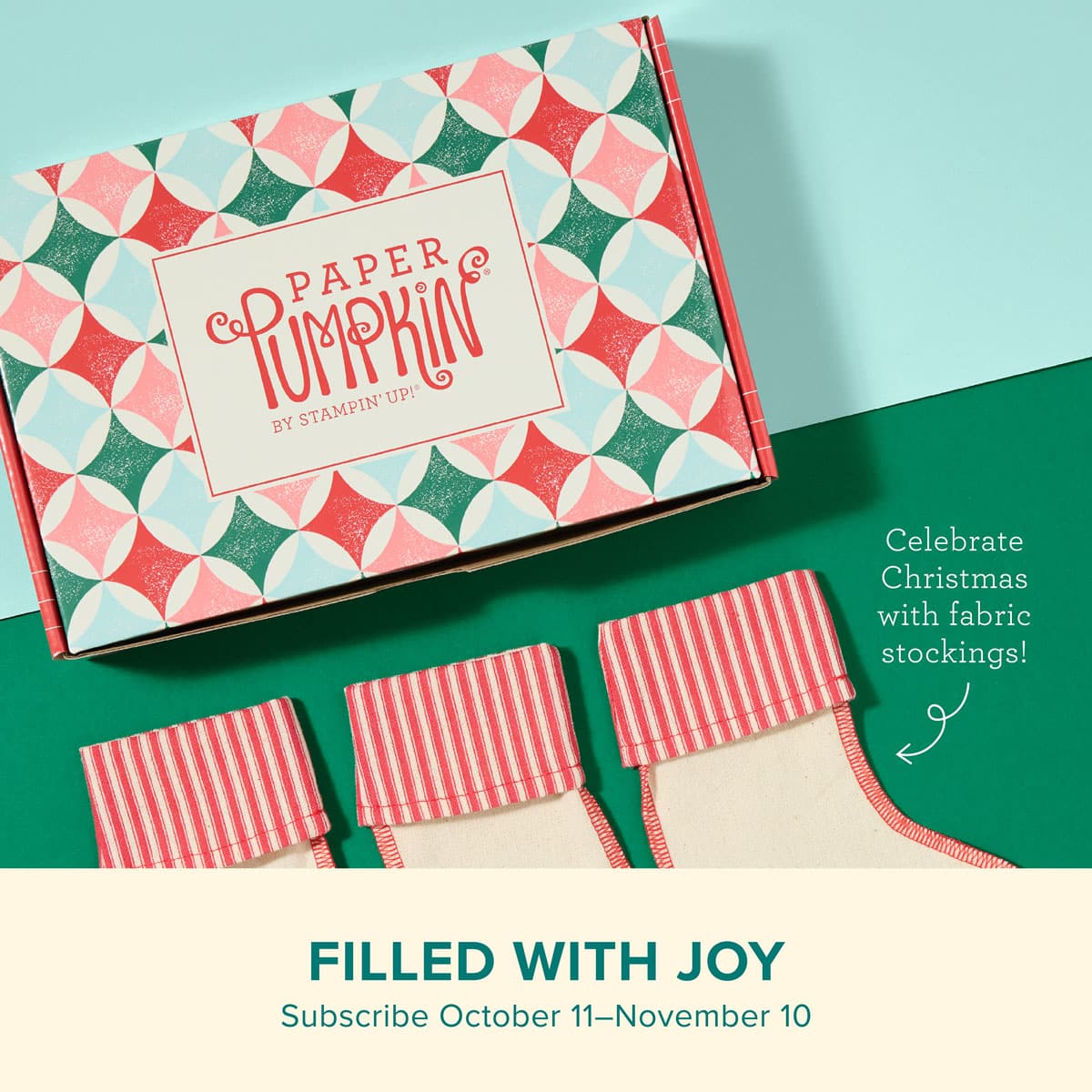 Filled with Joy November 2024 Paper Pumpkin Refill Kit from Stampin' Up!