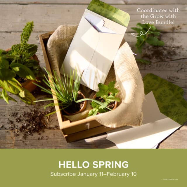 Hello Spring Refill Kit Paper Pumpkin February 2025 from Stampin' Up!