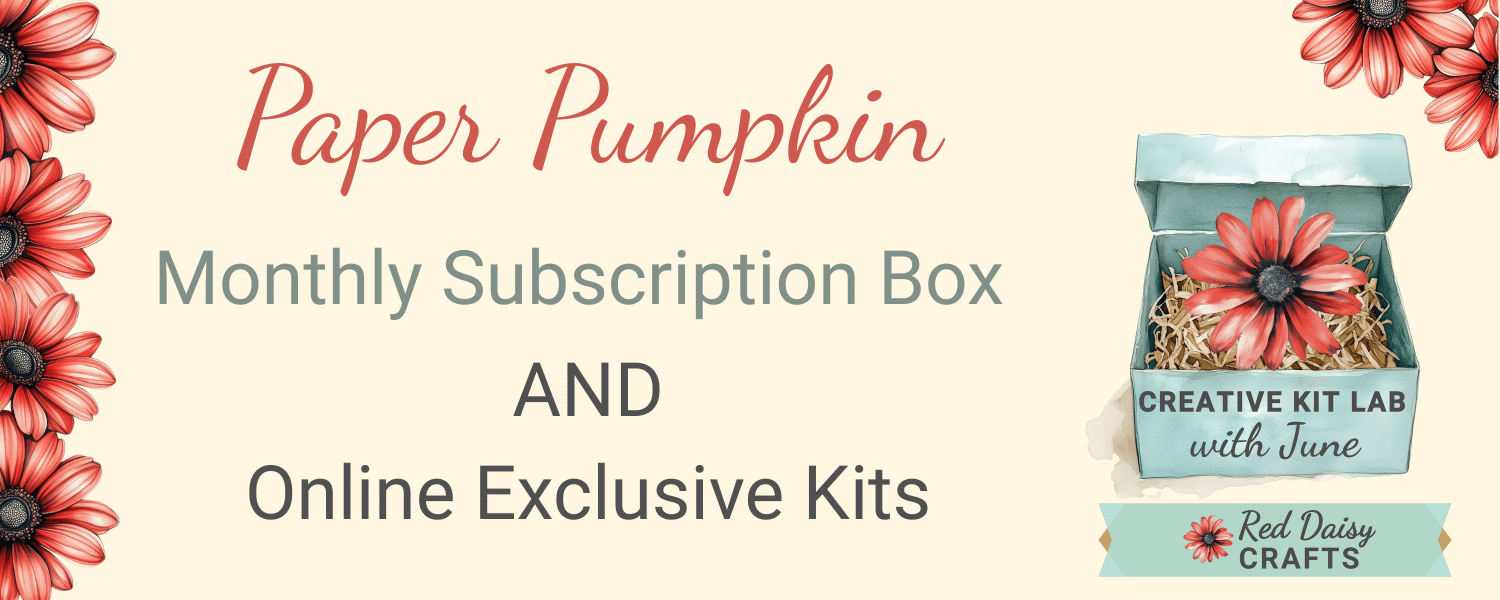 Crafting with a Kit box is fun with Stampin' Up! Kit Collection or Paper Pumpkin
